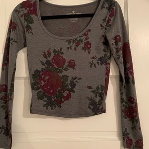 Long Sleeve Crop Top S